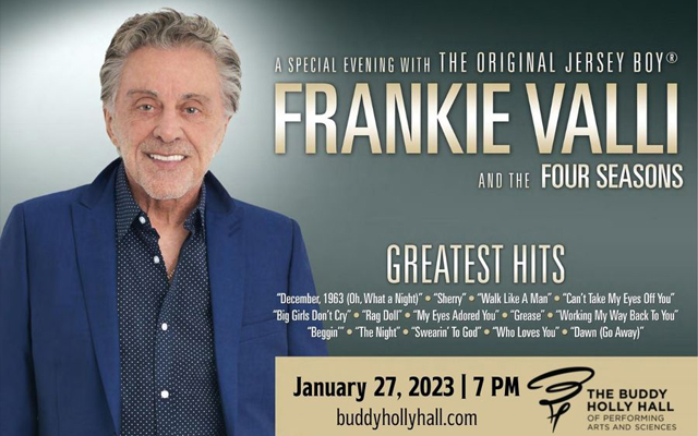 <h1 class="tribe-events-single-event-title">Legendary Frankie Valli and The Four Seasons to Perform at The Buddy Holly Hall</h1>