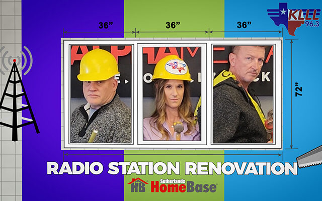 Radio Station Renovation with Sutherlands Home Base Episode 2 “Build That Wall”