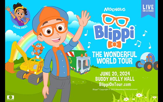 Blippi: The Wonderful World Tour to Make a Stop at The Buddy Holly Hall June 20th