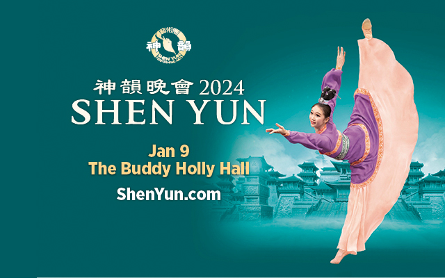 <h1 class="tribe-events-single-event-title">Shen Yun at Buddy Holly Hall Jan 9th</h1>