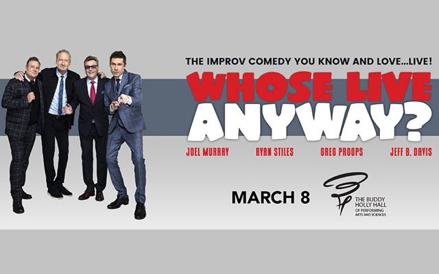 <h1 class="tribe-events-single-event-title">“Whose Live Anyway?” Iprov Madness @ Buddy Holly Hall March 8th</h1>