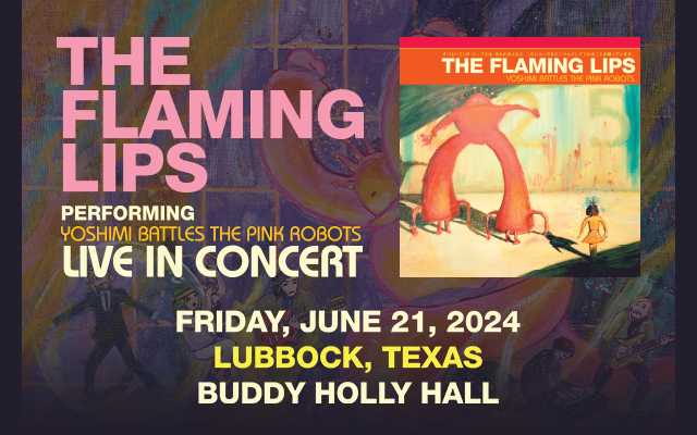 <h1 class="tribe-events-single-event-title">The Flaming Lips @ Buddy Holly Hall June 11th</h1>